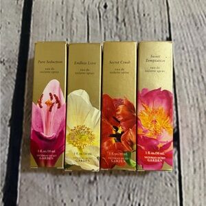 Vintage Victoria’s Secret Garden Eau de Toilette 4-Piece Mini Set